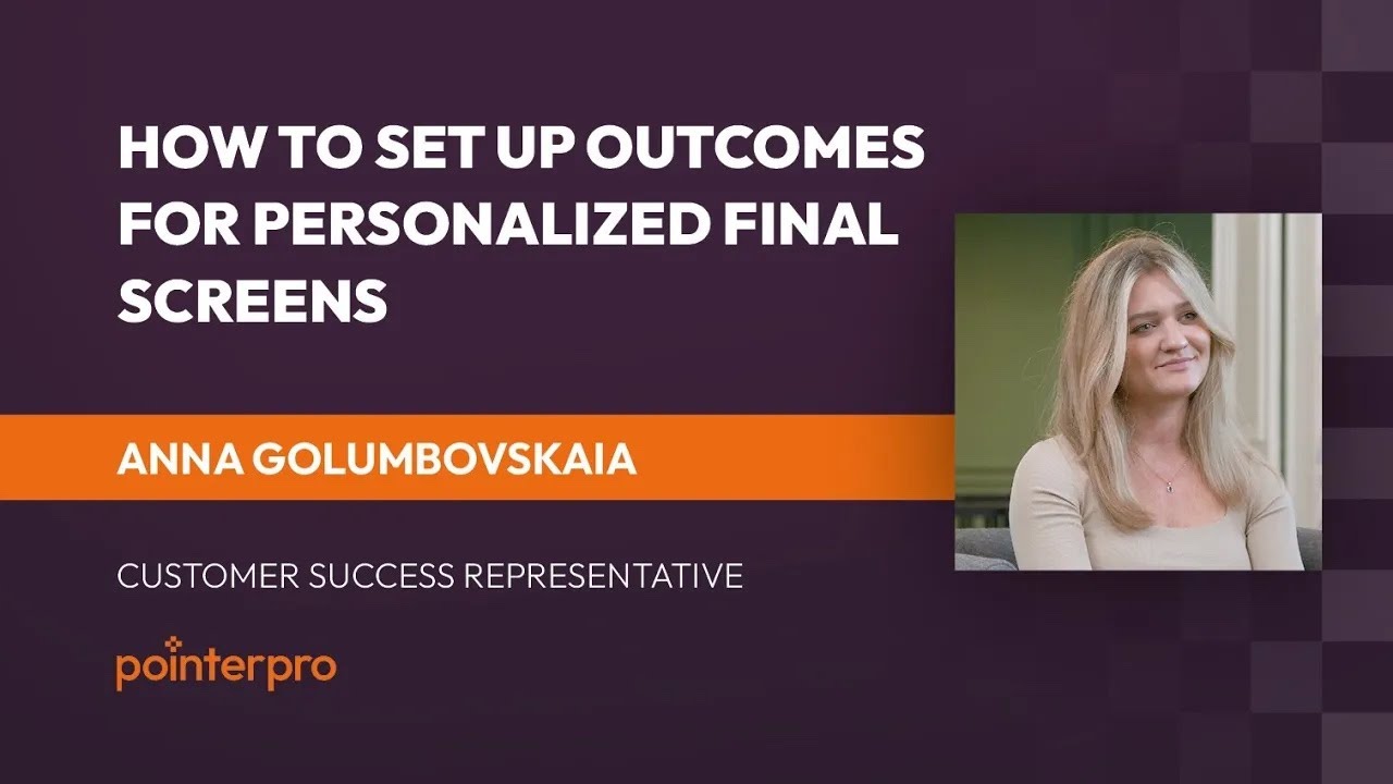 #howto set up outcomes for personalized final screens