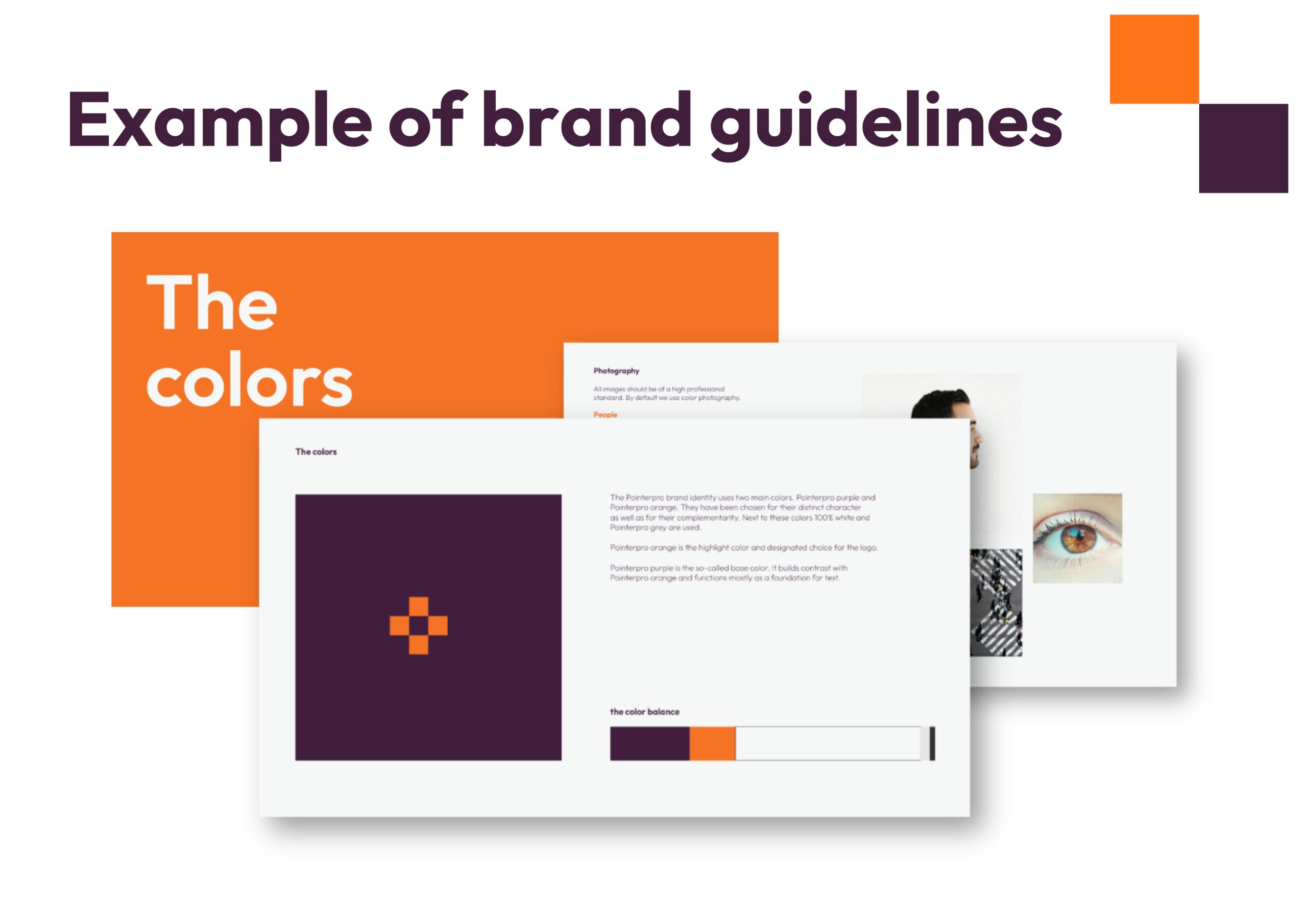 Example of brand guidelines